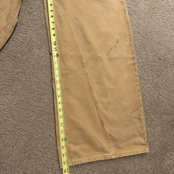 We The FREE PEOPLE Brown CHILL VIBES Dropped WIDE LEG Distressed Bootcut 30” NEW - Image 7