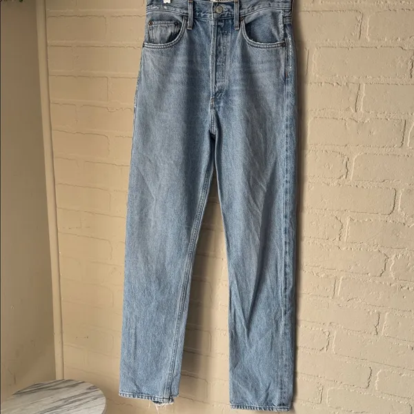 AGOLDE jeans 90’s pinch waist organic cotton distressed button fly - Image 7