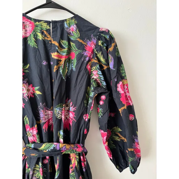 Rhode XS Jenny Mini Dress in Black Floral - Image 8