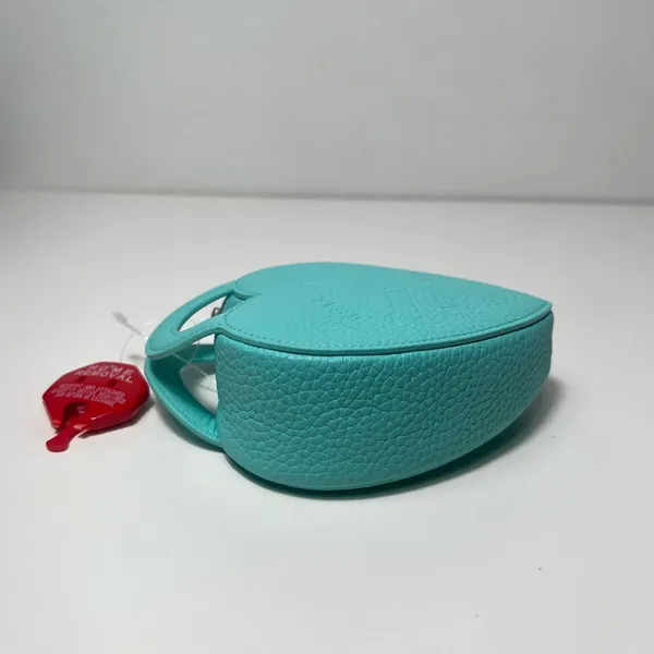 Tiffany & Co. Return To Tiffany Heart Shaped Leather Mini Bag Coin Purse Case - Image 12