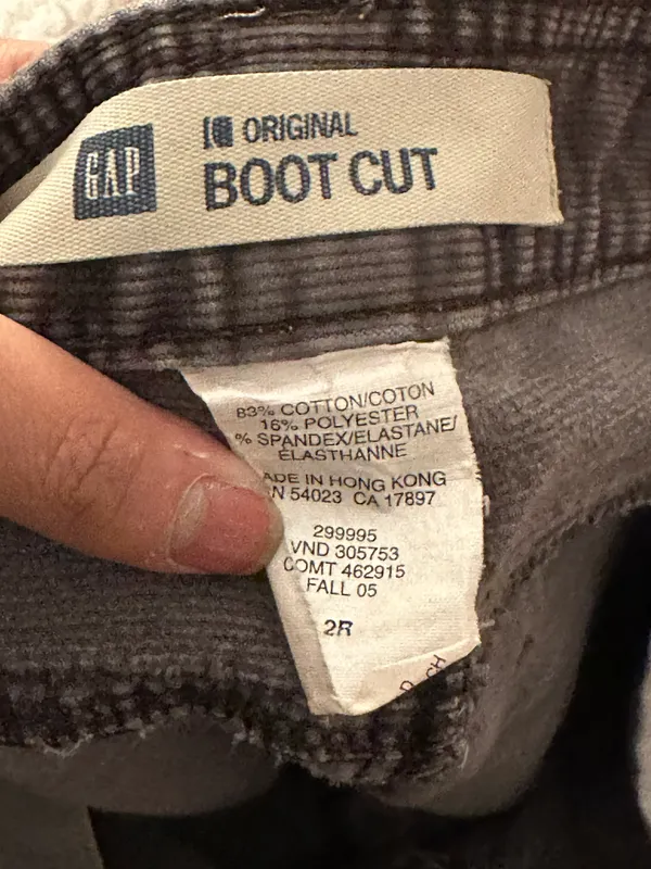 y2k brown corduroy bootcut jeans - Image 3