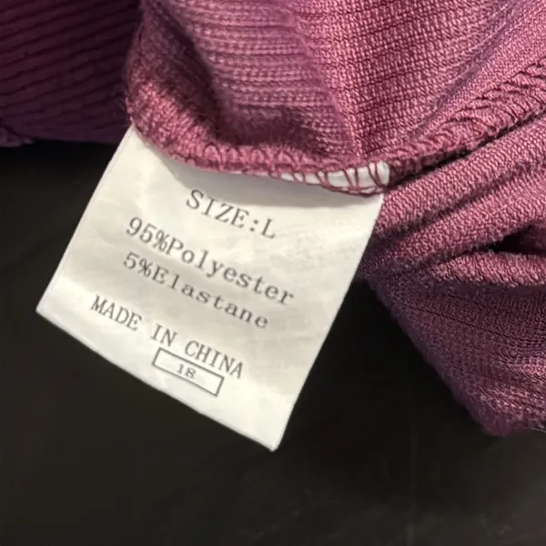 One‎ Eleven North Purple Howdy Corduroy Sweatshirt Womens Large Graphic Pullover - Image 5