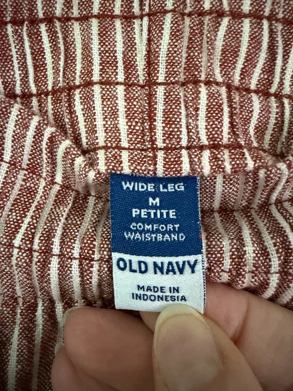 Old Navy Linen Blend Wide-Leg Pants - Image 5