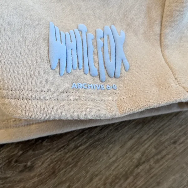 White Fox Boutique Archive 5.0 Lounge Shorts in Dove XXL - Image 3
