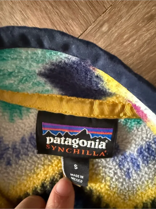 Patagonia Multicolor Chevron Fleece Pullover - Image 3