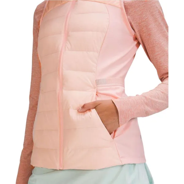 Lululemon Down for It All Vest Pink Mist - Image 8