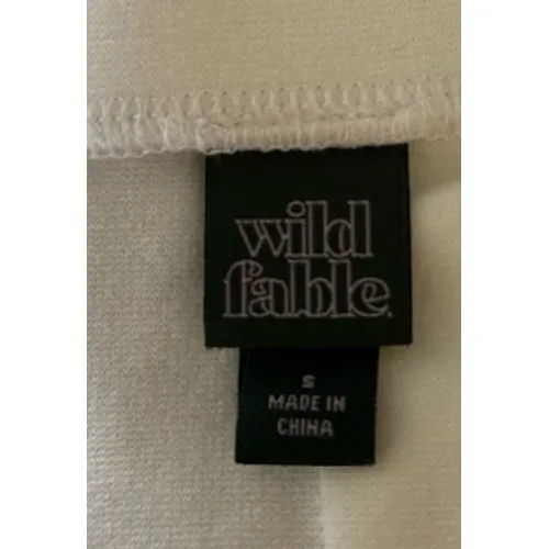 Wild Fable Women's White Pleated Mini Skirt Size Small‎ - Image 4