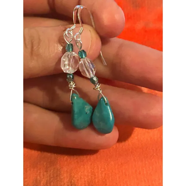 Lot d018 earrings silver plated - Image 7