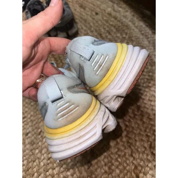 Hoka blue and yellow shoes - Image 3