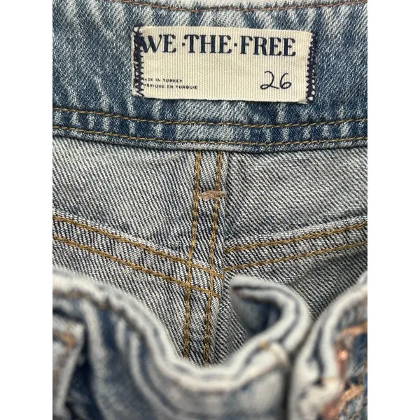 Free People Aster high-rise straight-leg jeans size 26 - Image 8