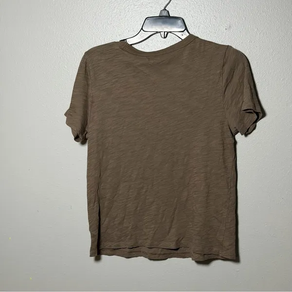 Old Navy Brown Women‎ Everywear T-Shirt Casual Minimalist size XS - Image 5