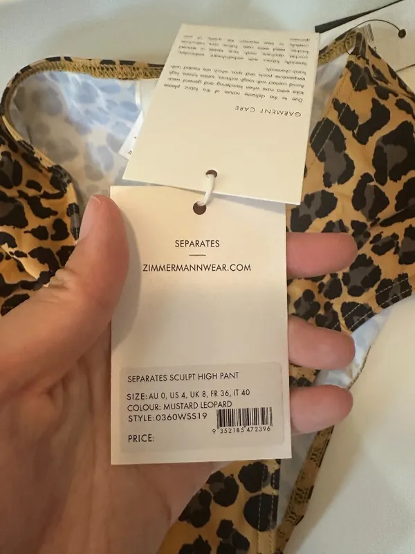 Zimmermann women's leopard print bikini set - Image 3