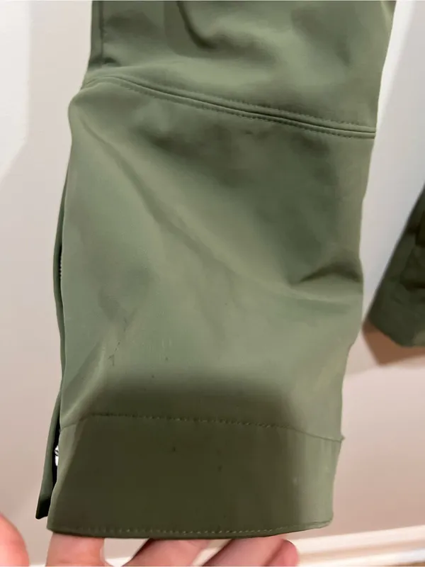Obermeyer Women’s Olive Green Flared Skiing Performance Pants - Image 8
