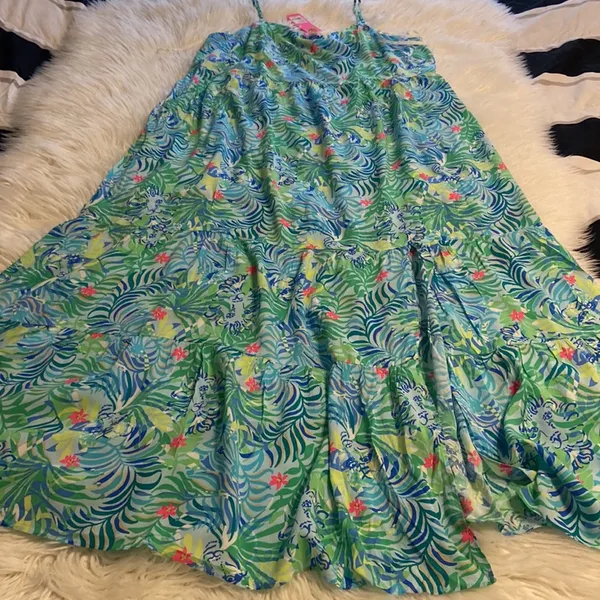 Lilly Pulitzer Teresa Maxi Dress Size Xl Brand New With Tag Length 50” Bust 40” - Image 7