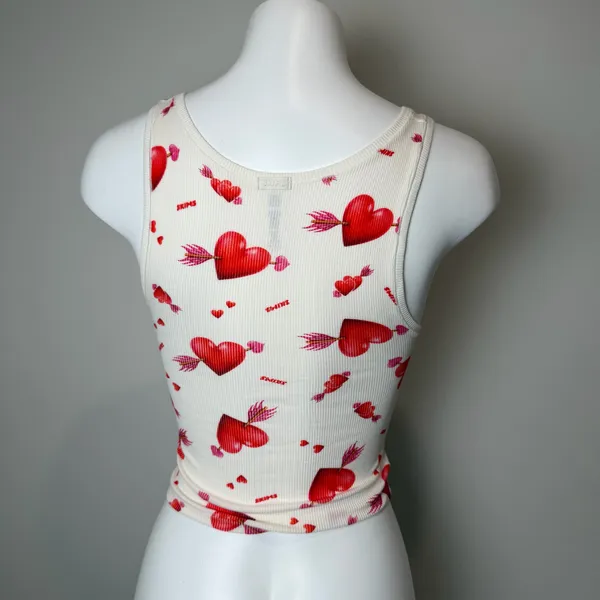 SKIMS Valentine’s Day heart cotton ribbed tank - Image 2