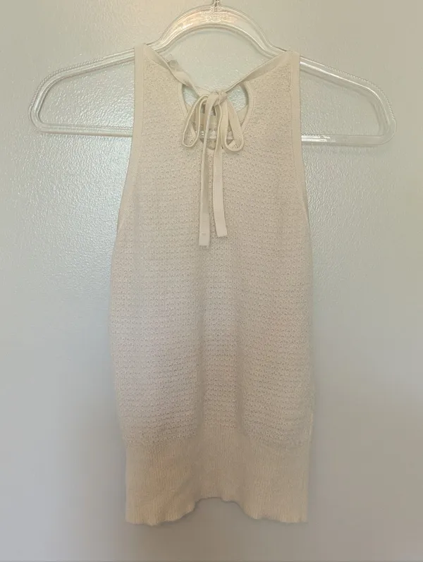 Anthropologie Sunrise Embroidered Sweater Tank Knit Small - Image 7