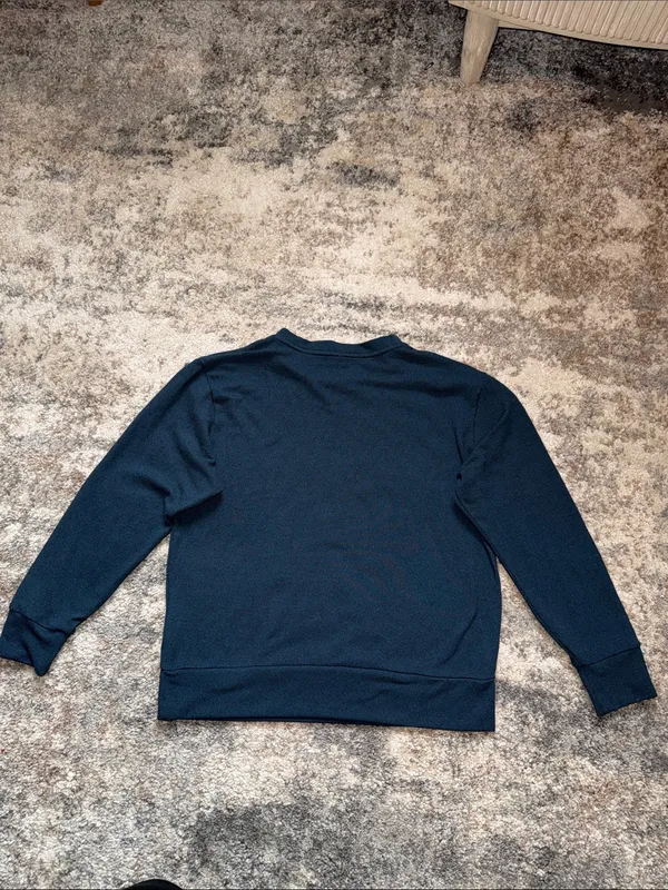 Uniqlo Men's Crewneck Sweater - Navy Blue - Image 5