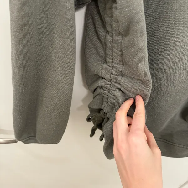 Aerie Green Hoodie Hooded Sweatshirt - Image 5
