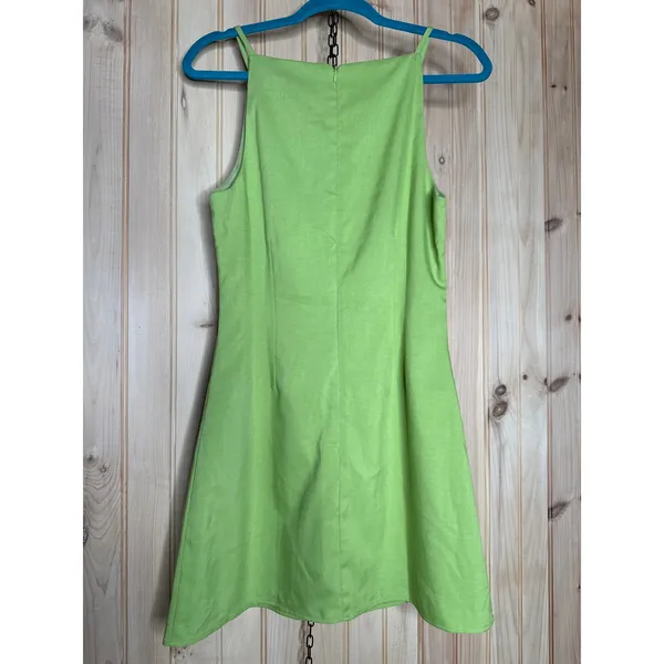 NWT Lulus Mini Dress Green Square Neck Casual Party Womens Bundle Size M - Image 8