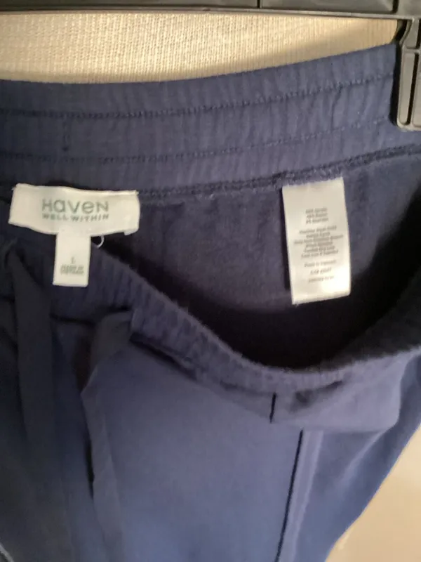 Haven Well Within Pintuck Fleece Wide Leg Drawstring Lounge Pants - Image 2