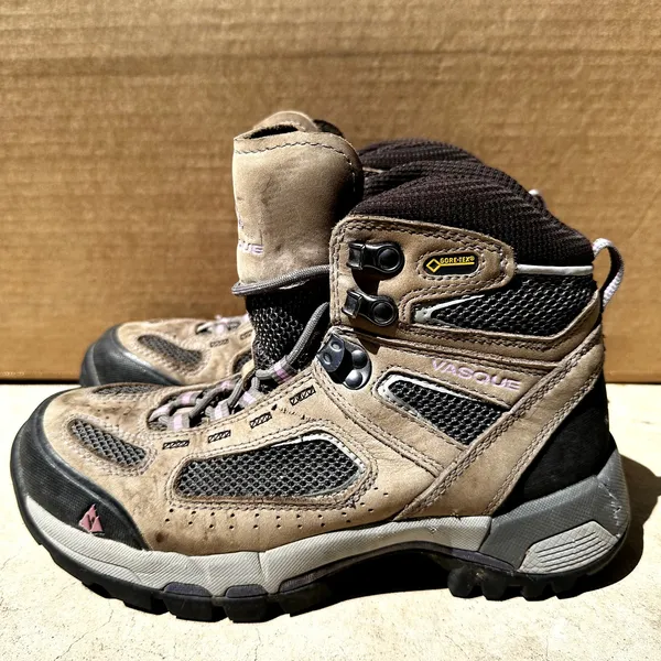 Vasque Breeze 2.0 Mid GTX Hiking Boots Vibram Sole Gargoyle/African Violet 8 - Image 4
