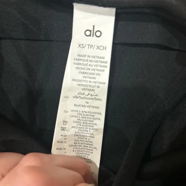 Alo Yoga Black Alosoft Courtside Tennis Dress New XS - Image 8