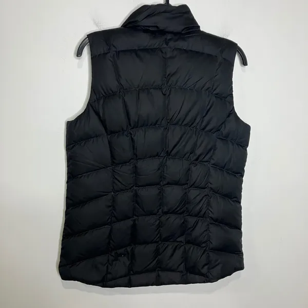 Eddie Bauer essential classic down puffer vest black women's size medium‎ - Image 6