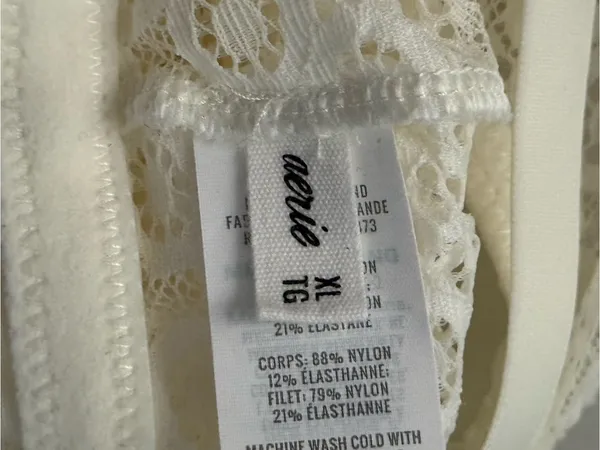 Aerie Joy Lace Longline Bralette in White - Image 4