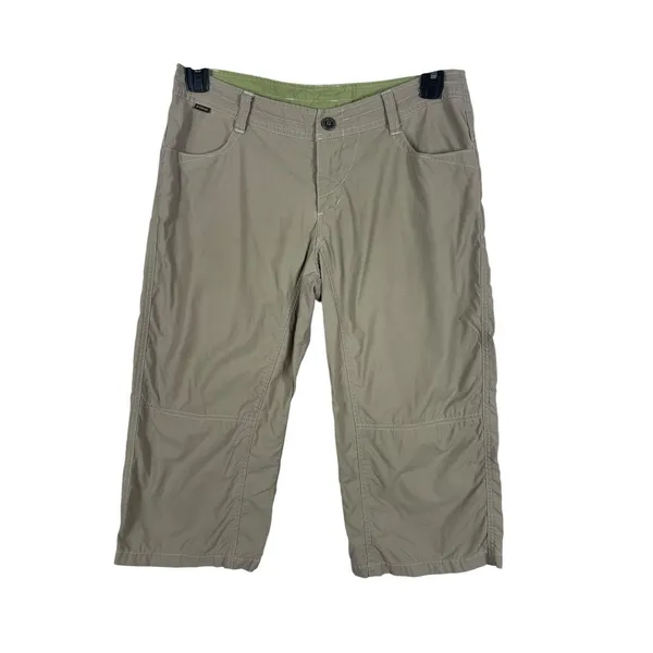 Kuhl KuhlDry Capri Pants Women’s Size 8 Tan Hiking Gorpcore Outdoor Y2K - Image 3