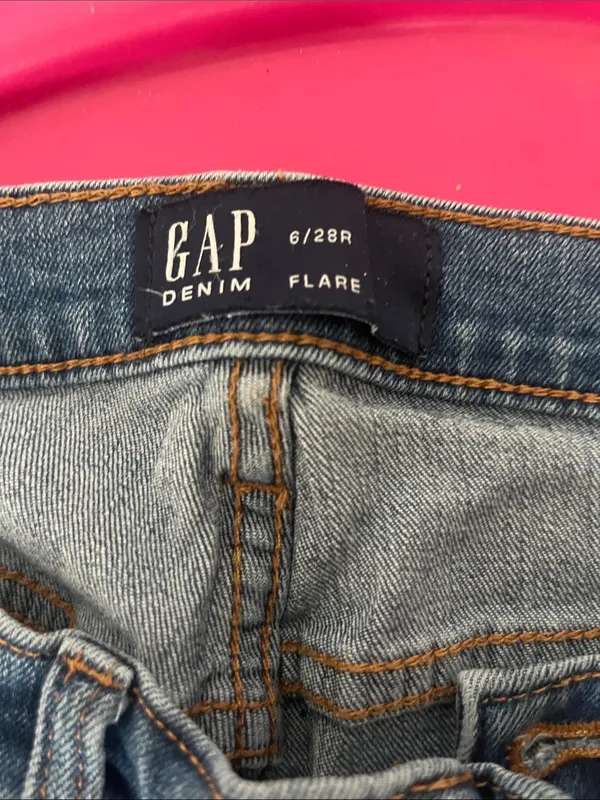 GAP Dark Blue Flare Jeans - Image 4