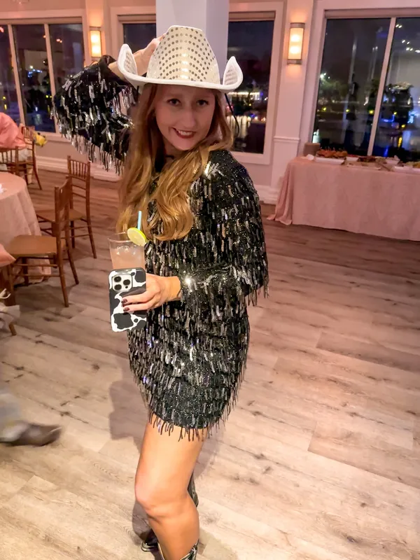 Zara Sequin Fringe Disco Party Mini Dress - Image 7