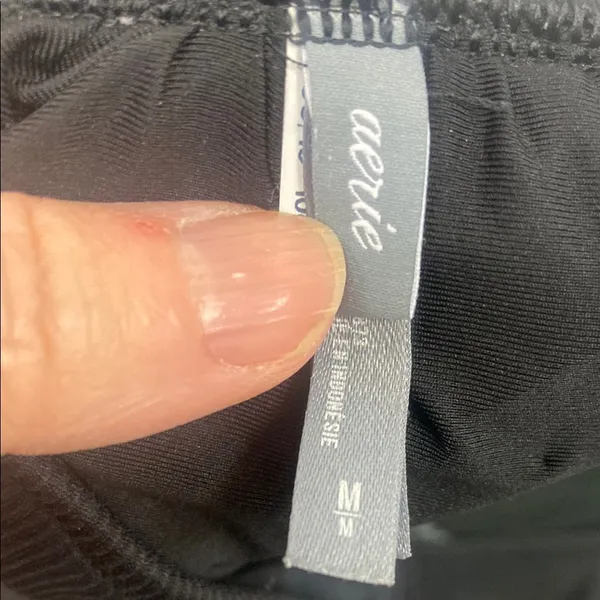 Aerie Black Bandeau Bikini Set - Image 3