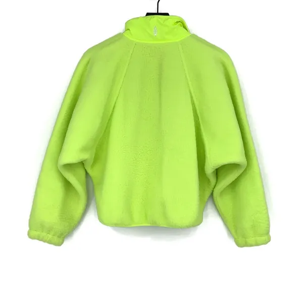 FP MOVEMENT Hit The Slopes Fleece Pullover Jacket Neon Yellow Highlighter XS - Image 8