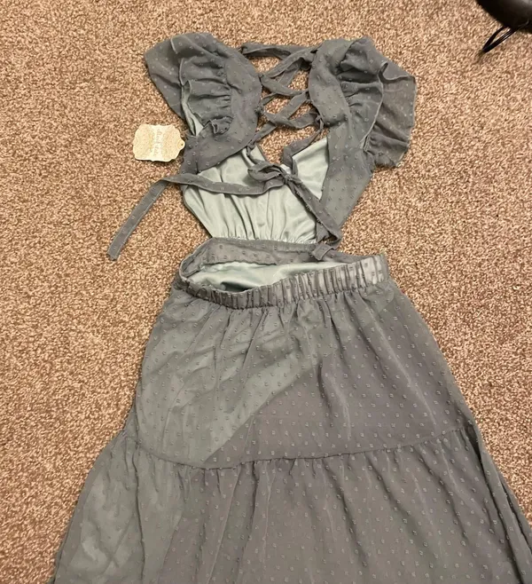 NWT Altar’d State Jenessa Sage Green Maxi Dress - Image 7