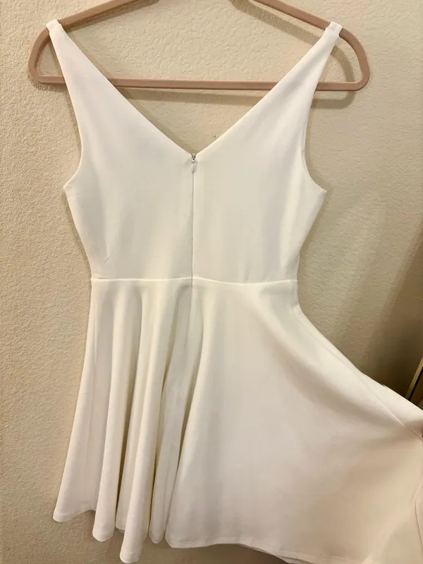 Lulu’s White Skater Dress - S - Image 2