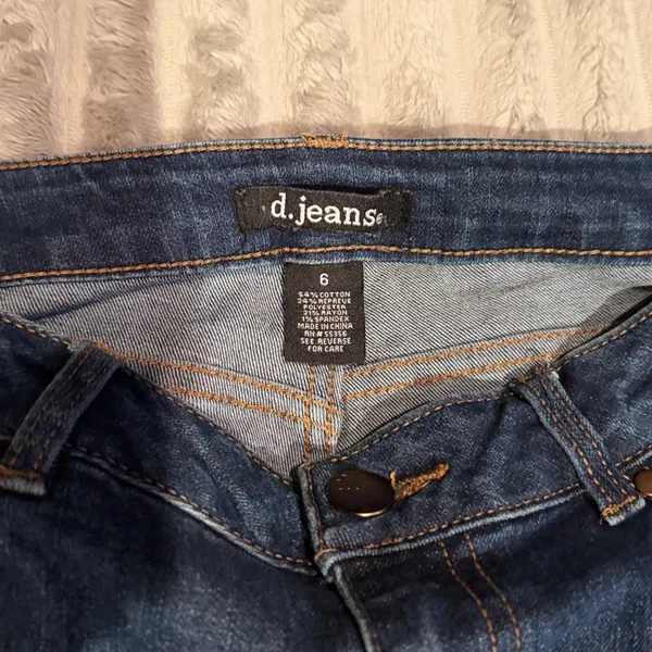 D.jeans Womens Size 6 Dark Wash Bootcut Denim Stretch Jeans Repreve Blend - Image 3