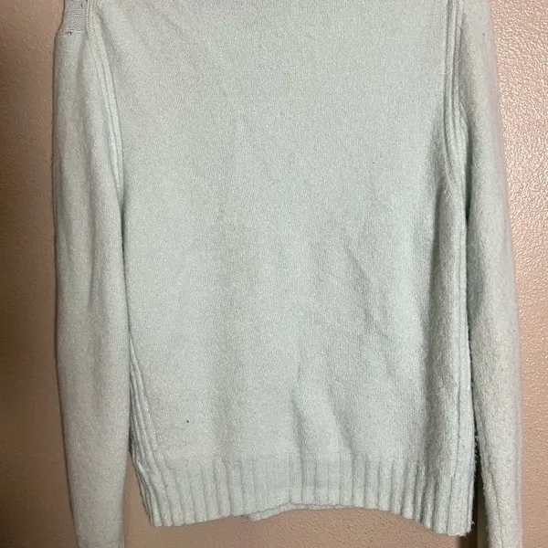 J. Crew Merino Alpaca Mock Neck Pastel Pullover Sweater size Large‎ - Image 4