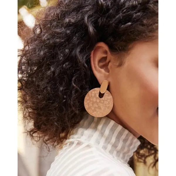 NEW Kendra Scott Didi Statement Earrings rose gold classic chic large versatile - Image 2