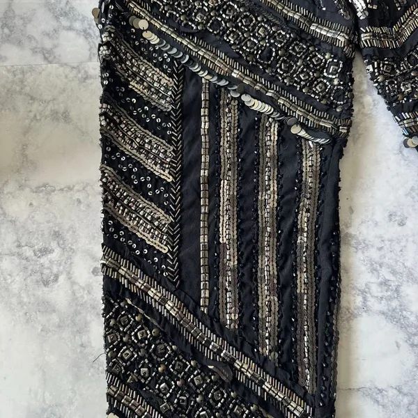 Calypso St. Barth Sequin Embellished Silk Jogger Pants - Image 11