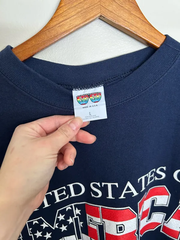 United States Crewneck Blue Size L - Image 5
