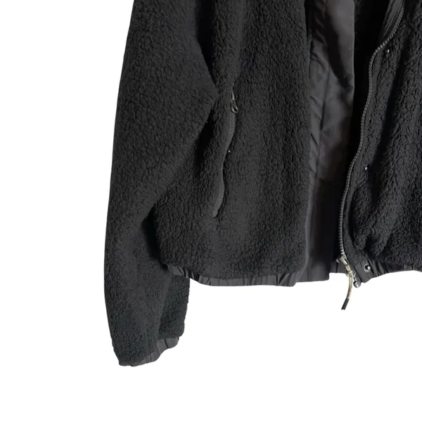 Vuori Women’s Gray Cozy Sherpa Full Zip Hiking Outdoor Warm Jacket Size Medium - Image 7