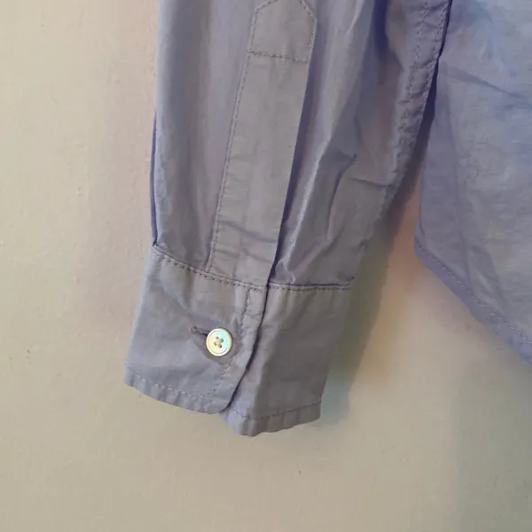 Lilly Pulitzer Lavender Purple Button Down Shirt Cotton Preppy Minimalist Small - Image 6
