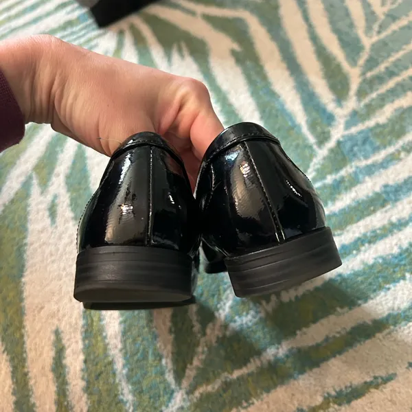 Naturalizer Black Patent Leather Milo Slip On Loafers - Image 7
