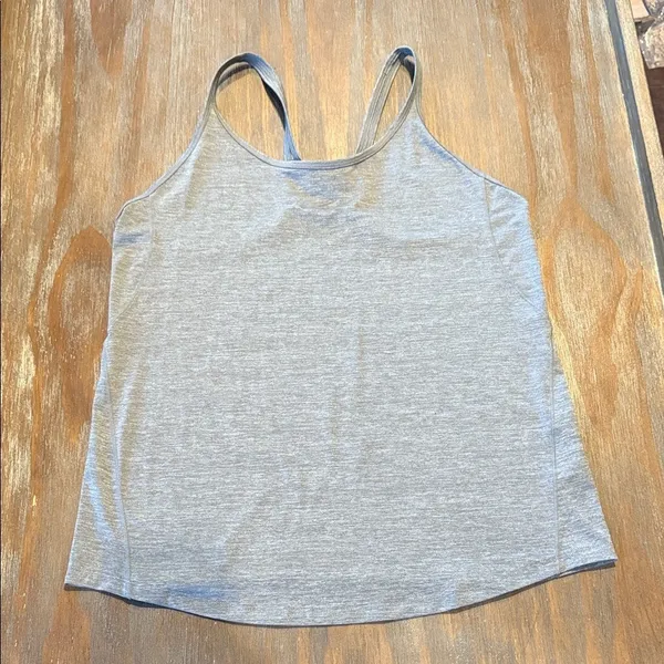 Nike One Dri-Fit Gray Women's Tank Top Small Athletic‎ Workout Gym - Image 2