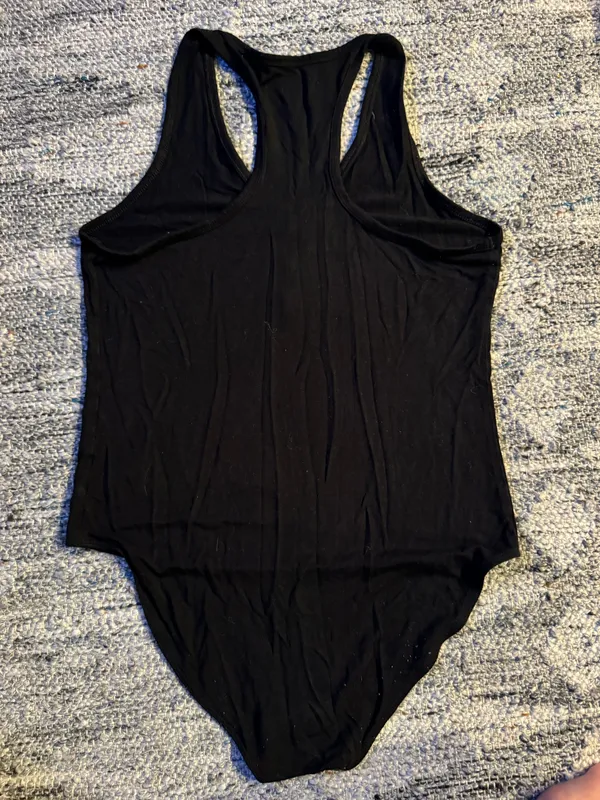 American Eagle Black Button Bodysuit - Image 5