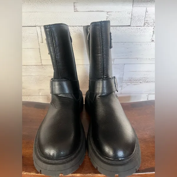 WILD DIVA LOUNGE OSAKA COMBAT BOOTS size 7.5 - Image 4