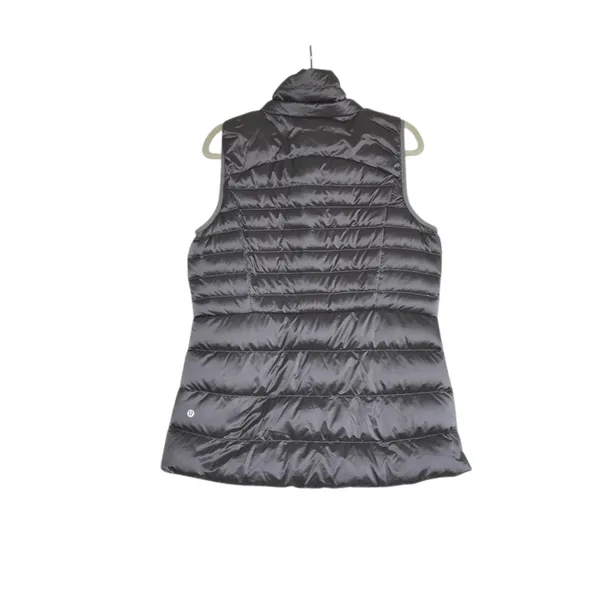 LULULEMON Brave the Cold Vest Sz 10 Gray Goose Down Everyday Cozy Lightweight - Image 6