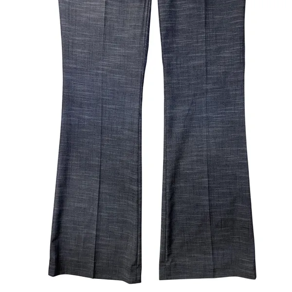 The Limited Drew Fit Dress Pants‎ Size 0 Blue Gray Wide Leg Flare Office NWT - Image 4