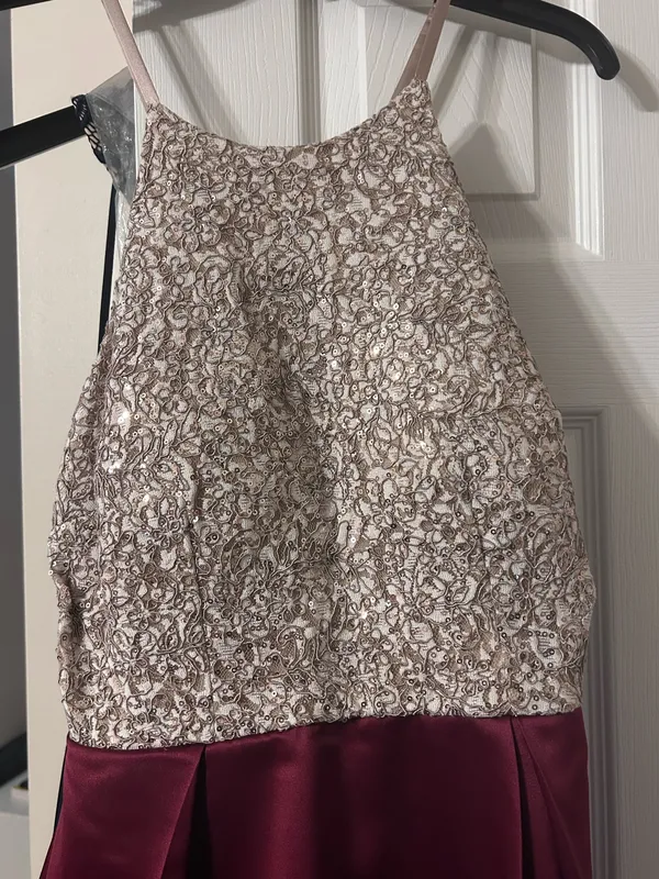 Xtraordinary Maroon Mini Homecoming Dress - Image 3