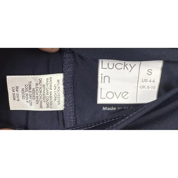 Lucky In Love Skort Womens Small Navy Tiered Ruffle Tennis Pickleball‎ Drinks - Image 3